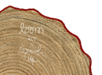 loom & co x spruced up tree skirt | cherry