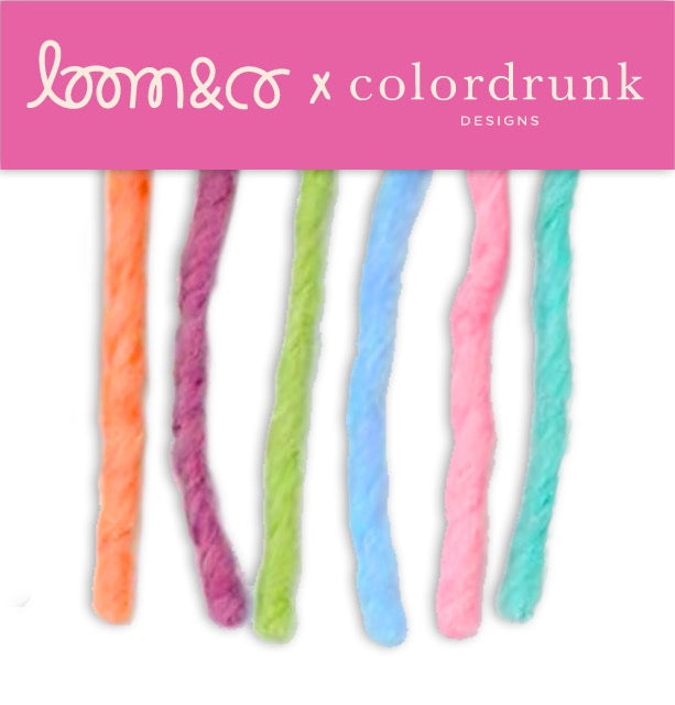 loom & co x colordrunk | rainbow brite color card