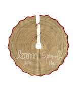 loom & co x spruced up tree skirt | cherry