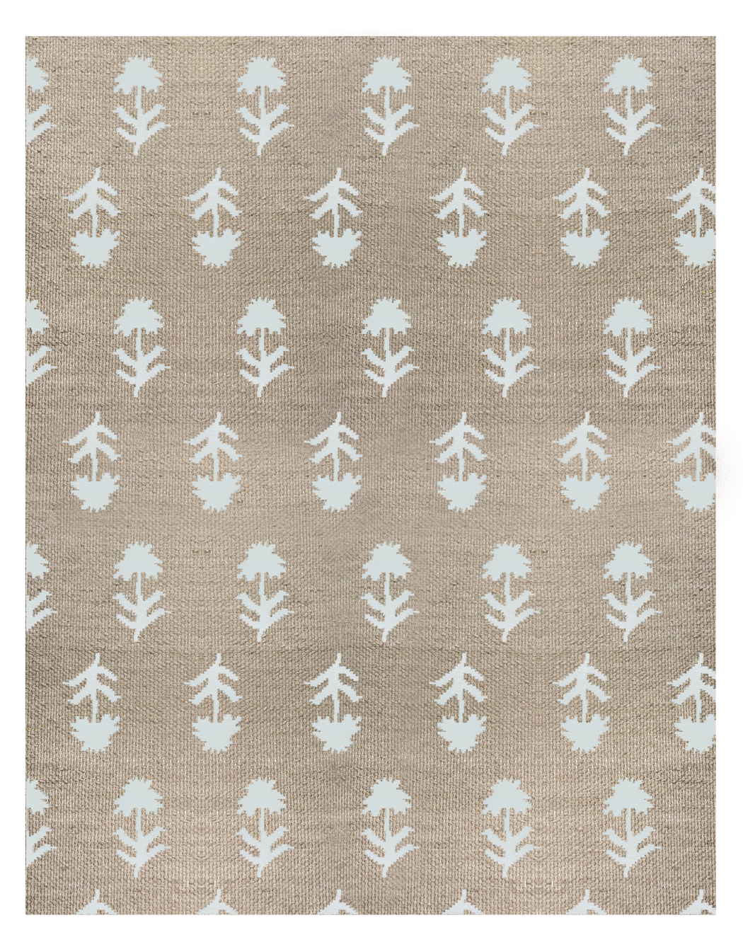 Loom & Co x India Hicks | Winter Flower | Dhurrie