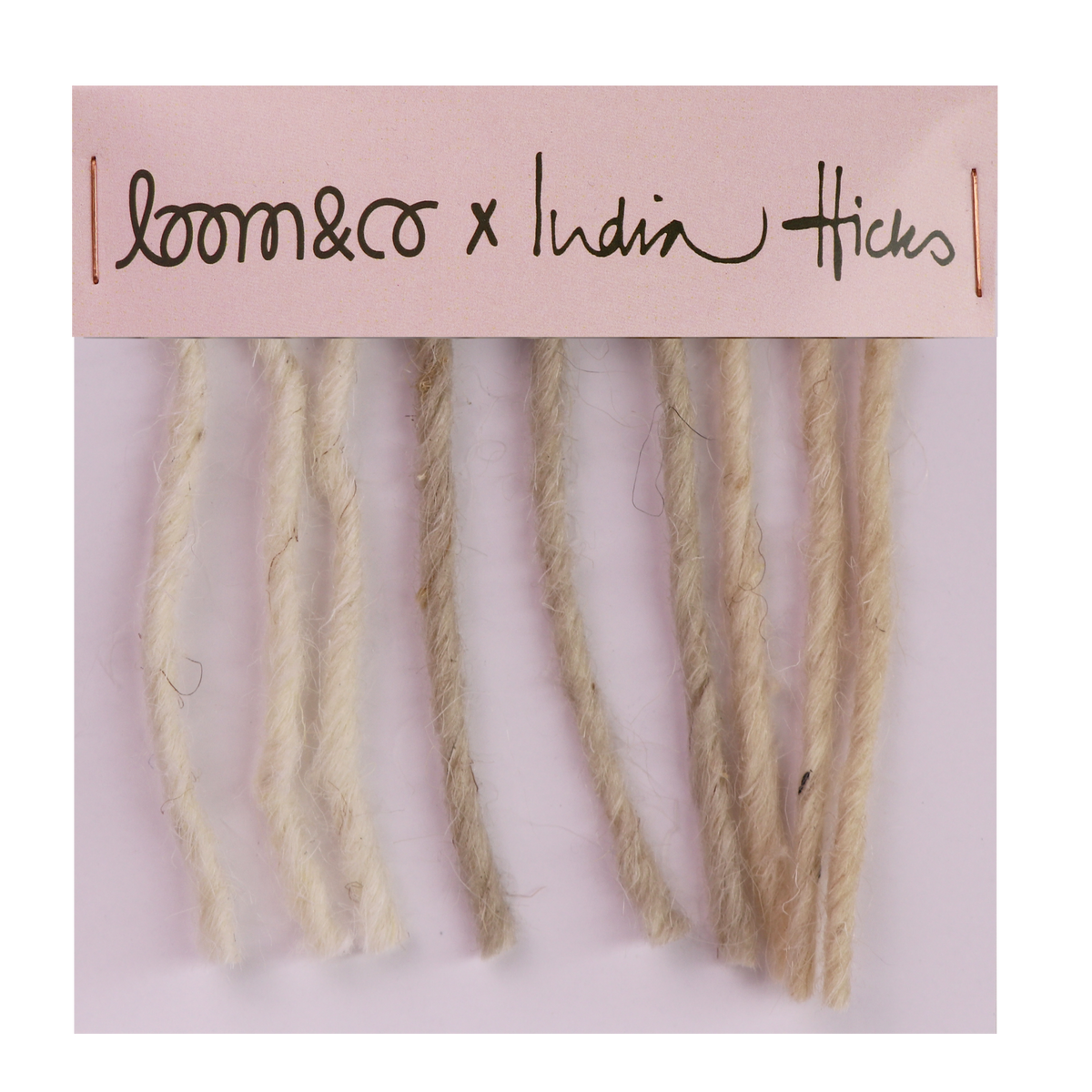 loom & co x india hicks | queen's bloom | cream | color card