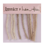 loom & co x india hicks | queen's bloom | cream | color card