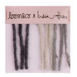 loom & co x india hicks | queen's bloom | summer storm | color card
