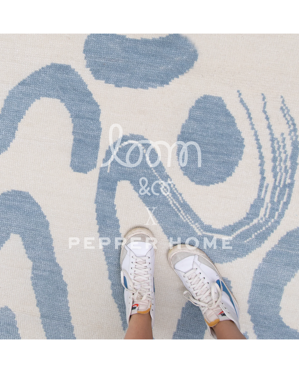 Loom & Co X Pepper Hockney Sky Oushak