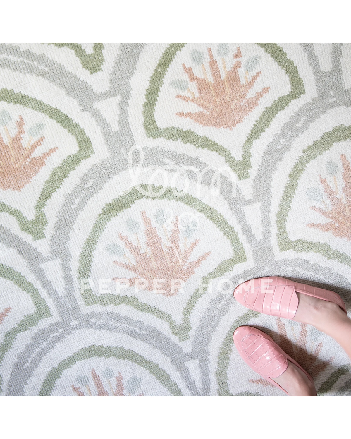 Loom & Co X Pepper Thatcher Rose Oushak