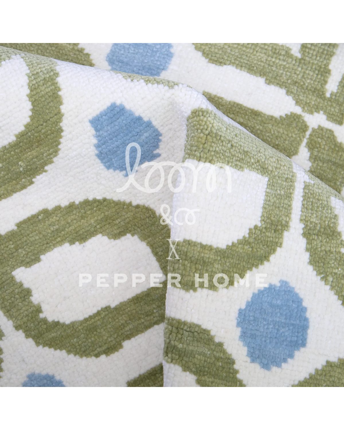 Loom & Co X Pepper Loomi Moss Oushak