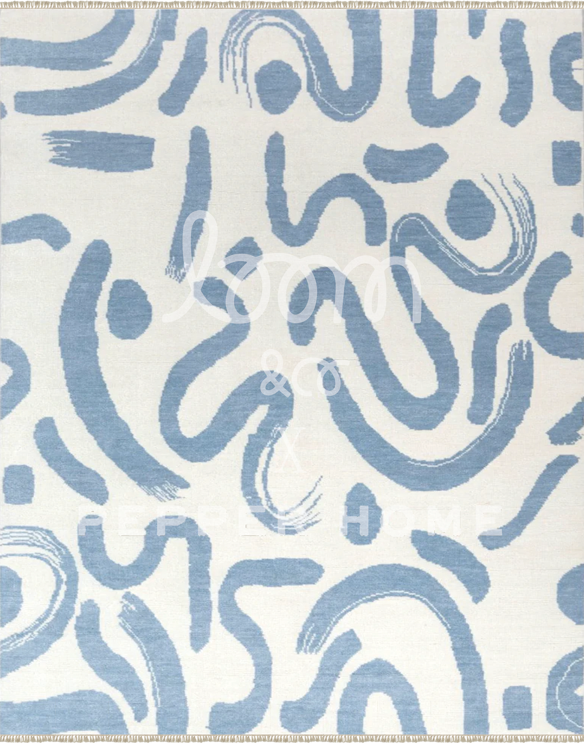 Loom & Co X Pepper Hockney Sky Oushak