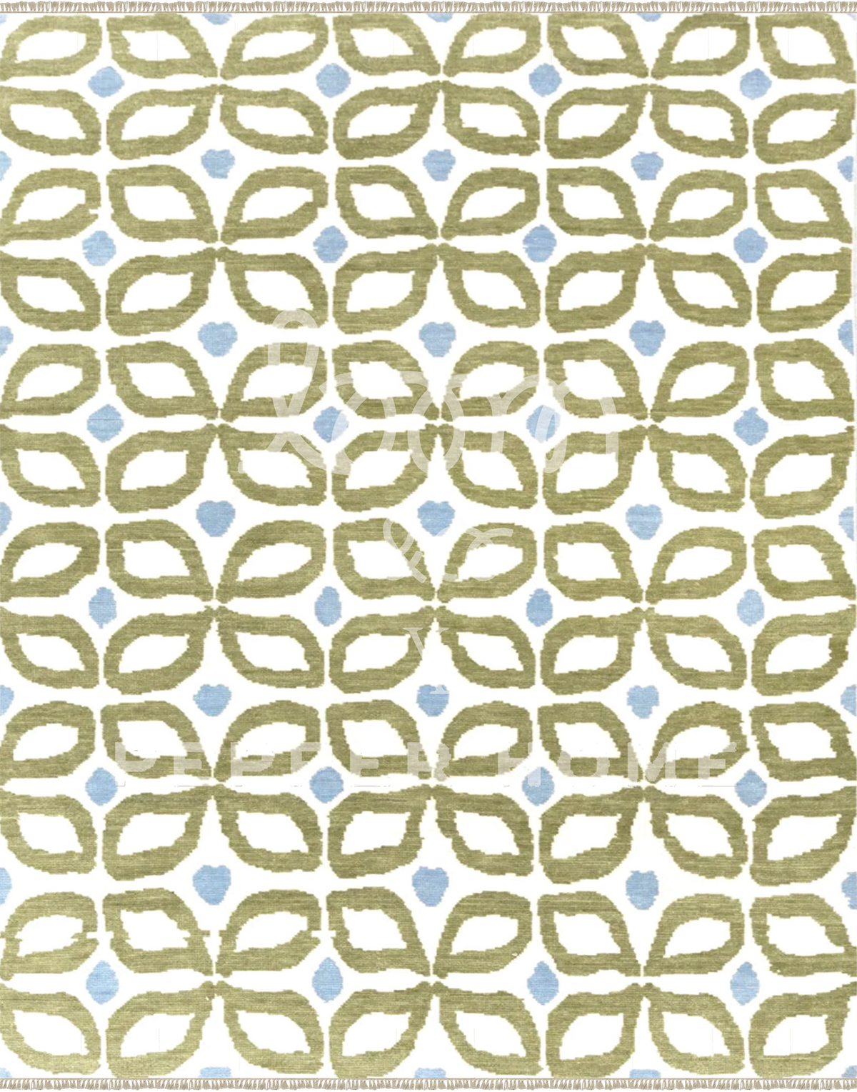 Loom & Co X Pepper Loomi Moss Oushak