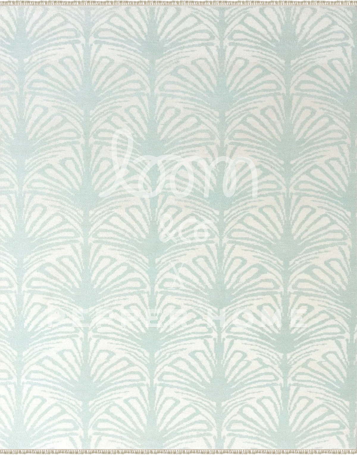 Loom & Co X Pepper Suzy Mint Oushak