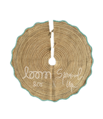 loom & co x spruced up tree skirt | jade