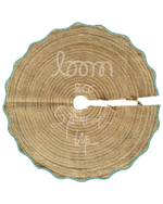 loom & co x spruced up tree skirt | jade