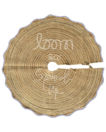 loom & co x spruced up tree skirt | lavender