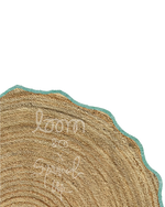 loom & co x spruced up tree skirt | jade