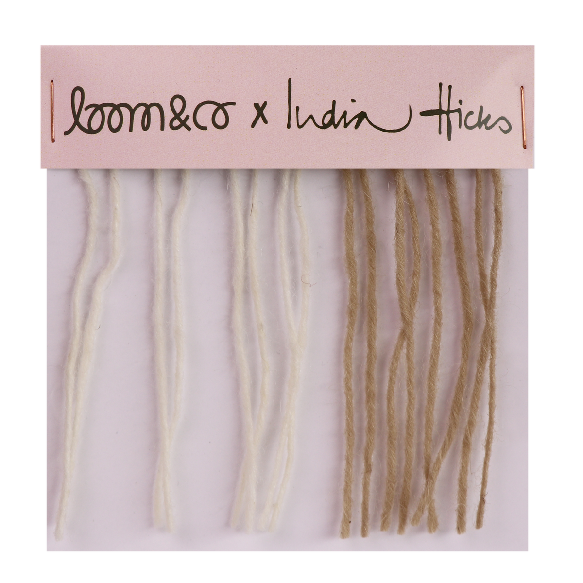 loom & co x india hicks | winter flower dhurrie | color card